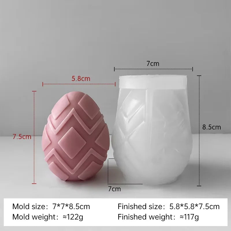 DIY Easter egg silicone candle mold - vue 8 sur 21