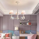 Nordic style rotating LED children’s chandelier, romantic and cosy