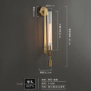 American country style retro brass wall light
