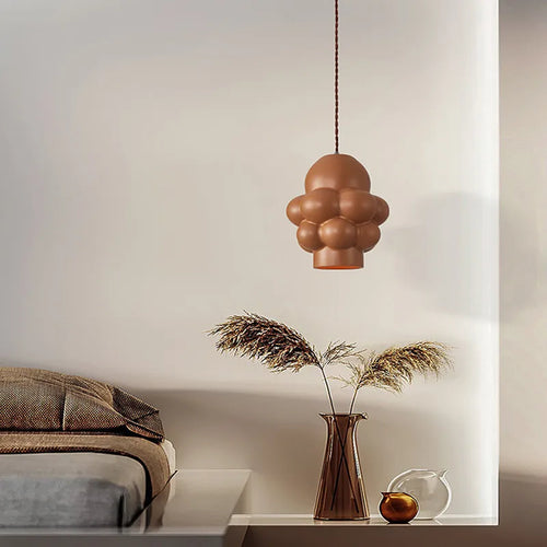 Wabi sabi style nordic LED chandelier for bar and restaurant - vue 4 sur 10