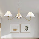 Elegant wooden chandelier for kitchen and island pendant light