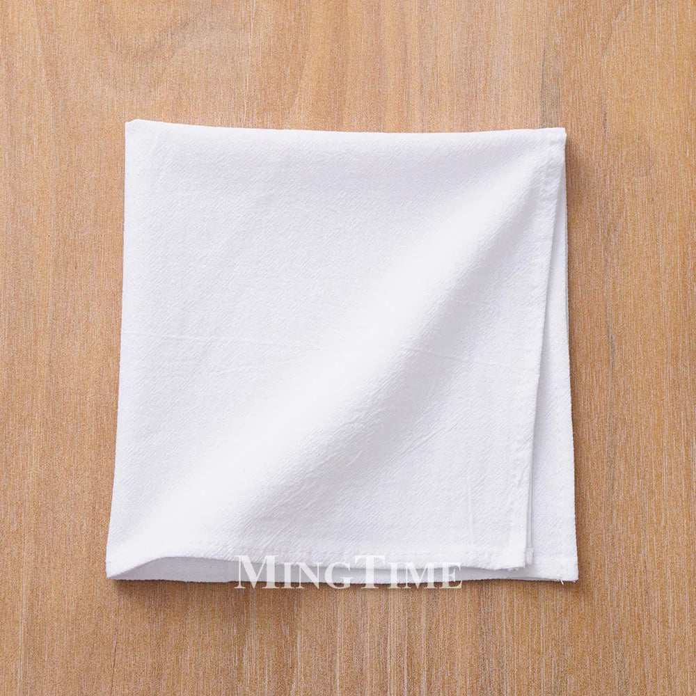 Reusable washed cotton classic style table napkin