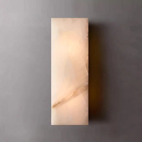 Waterproof outdoor LED wall light with natural marble design 2024 - vue 9 sur 9