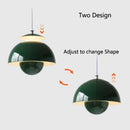Minimalist nordic semicircular multicolour decorative pendant light