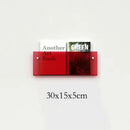 acrylic floating wall shelf magazine rack and literature organizer