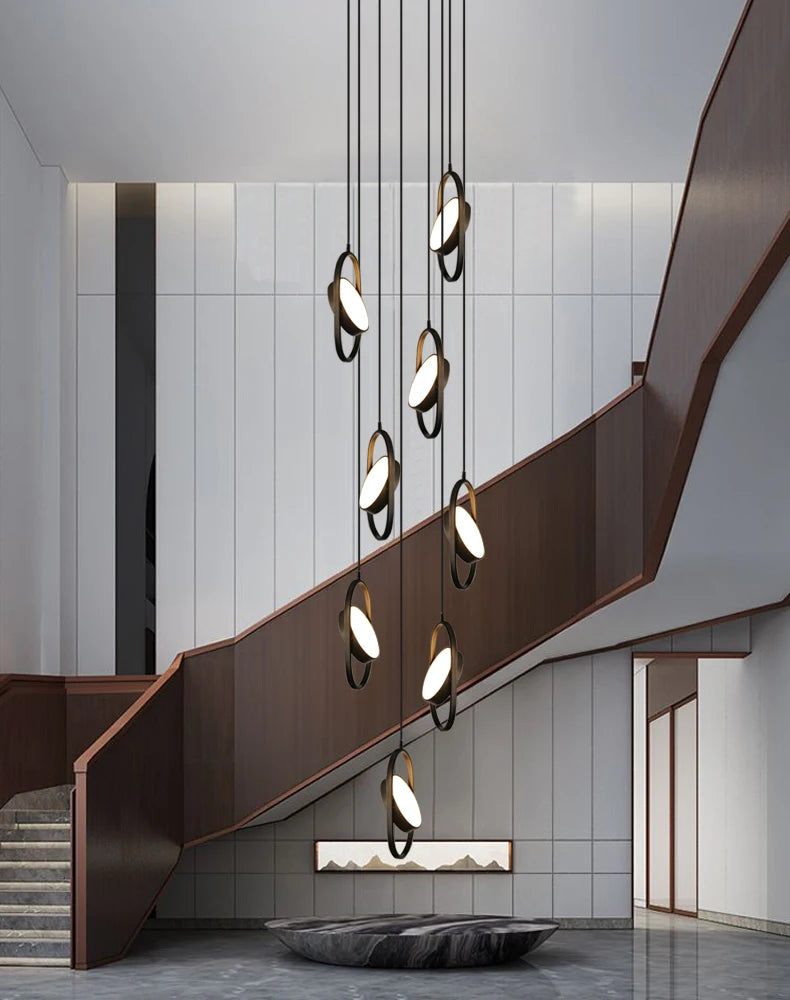 Oval ring pendant light - vue 3 sur 15