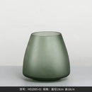 frosted glass vase for interior decoration dried flowers and hydroponics