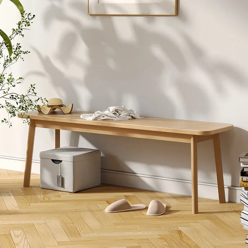 walnut stool for dining room and fitting room Chinese style - vue 4 sur 10