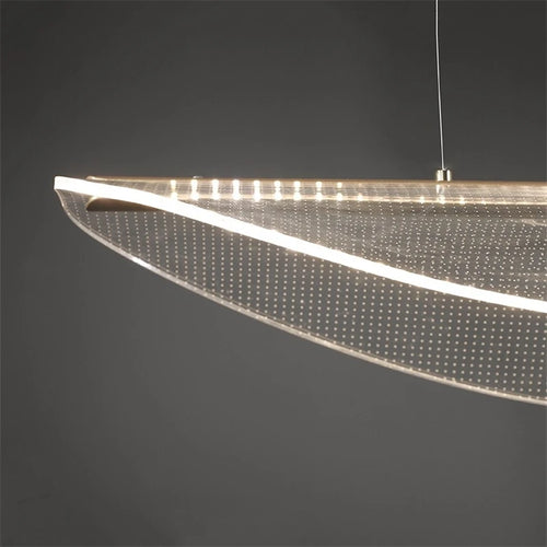Modern acrylic pendant light for home and restaurant - vue 6 sur 10