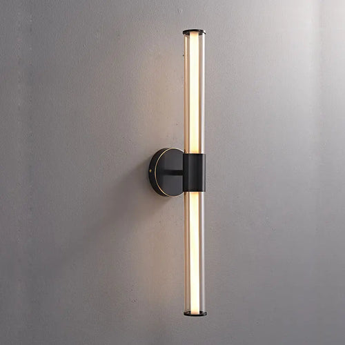 applique murale rétro led en verre de cuivre pour hôtel - vue 3 sur 6