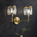 Modern luxury crystal and LED creative wall light