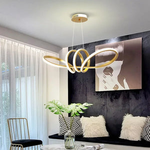 Modern LED pendant light for elegant interior decoration