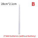 set of flameless flickering LED candles for Christmas decoration