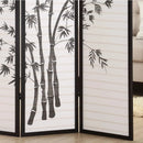 three-panel oriental screen for interior decoration