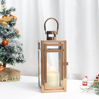 Stainless steel candle holder hanging lanterns for events and decoration