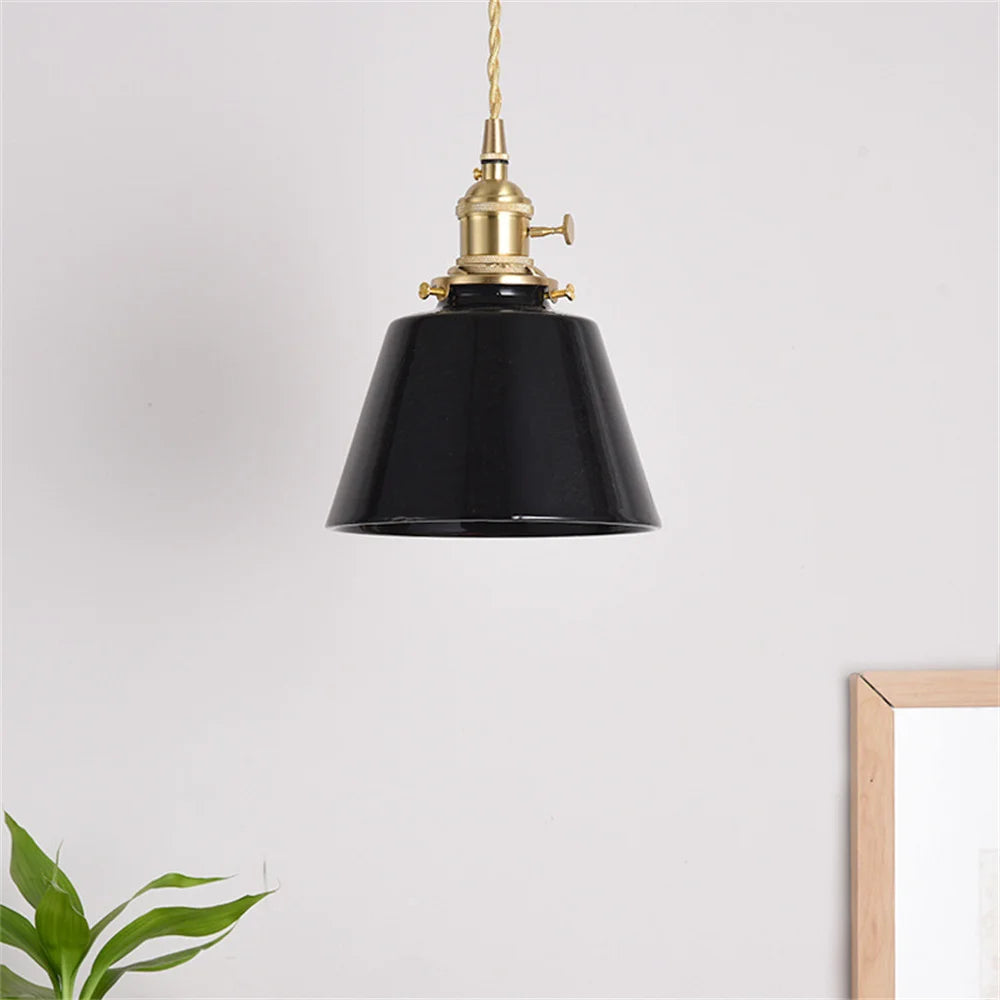 Modern ceramic LED pendant light ideal for lofts