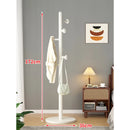 X&amp;D Solid Wood Coat Rack, Floor Hanging Clothes Rack Simple Modern Bag Rack Bedroom Household Single Pole Vertical Drying Rack