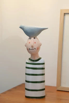ceramic vase decorative sculpture for flowers and wedding
