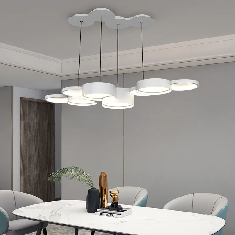Modern LED chandelier for elegant indoor lighting