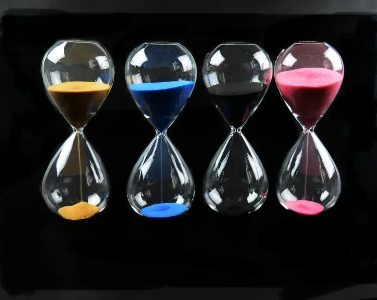45 minute magnetic hourglass timer crafts hand blown clock
