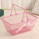 mini iron basket for storing jewelry and cosmetics