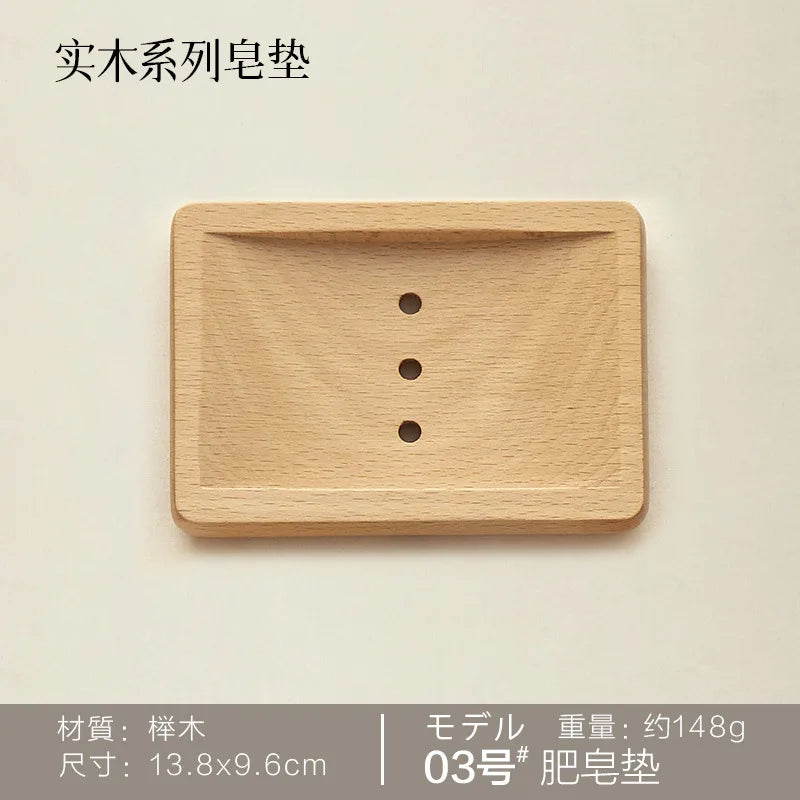 wooden storage rack soap dish birthday gift