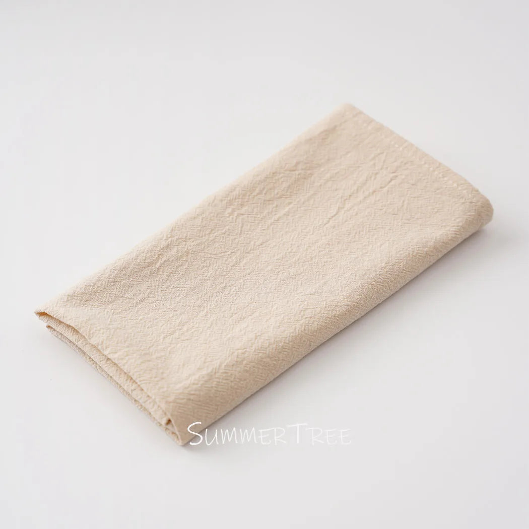 Washable cotton napkin mediterranean style