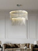 Minimalist design pendant light with tassel for modern interiors