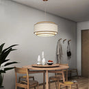 Japanese-style bamboo chandelier for a zen interior