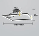 Round LED ceiling light for modern indoor lighting