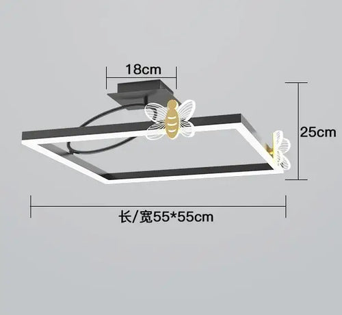 Round LED ceiling light for modern indoor lighting - vue 14 sur 14
