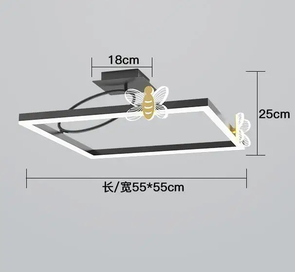 Round LED ceiling light for modern indoor lighting - vue 13 sur 14