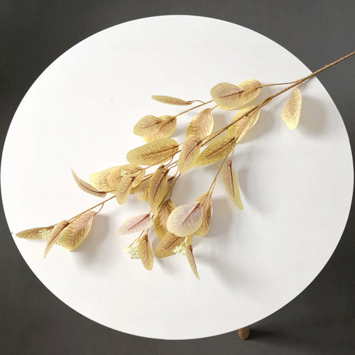 Artificial silk eucalyptus leaf branches for floral decoration - vue 10 sur 17