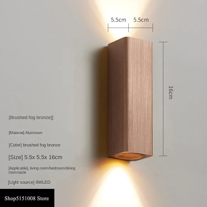 Modern indoor LED wall light - vue 8 sur 15