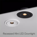 Anti-glare recessed LED ceiling light for indoor lighting