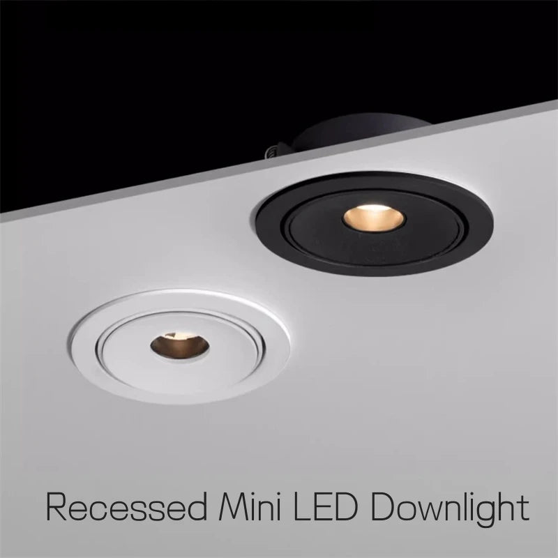 Anti-glare recessed LED ceiling light for indoor lighting - vue 10 sur 12