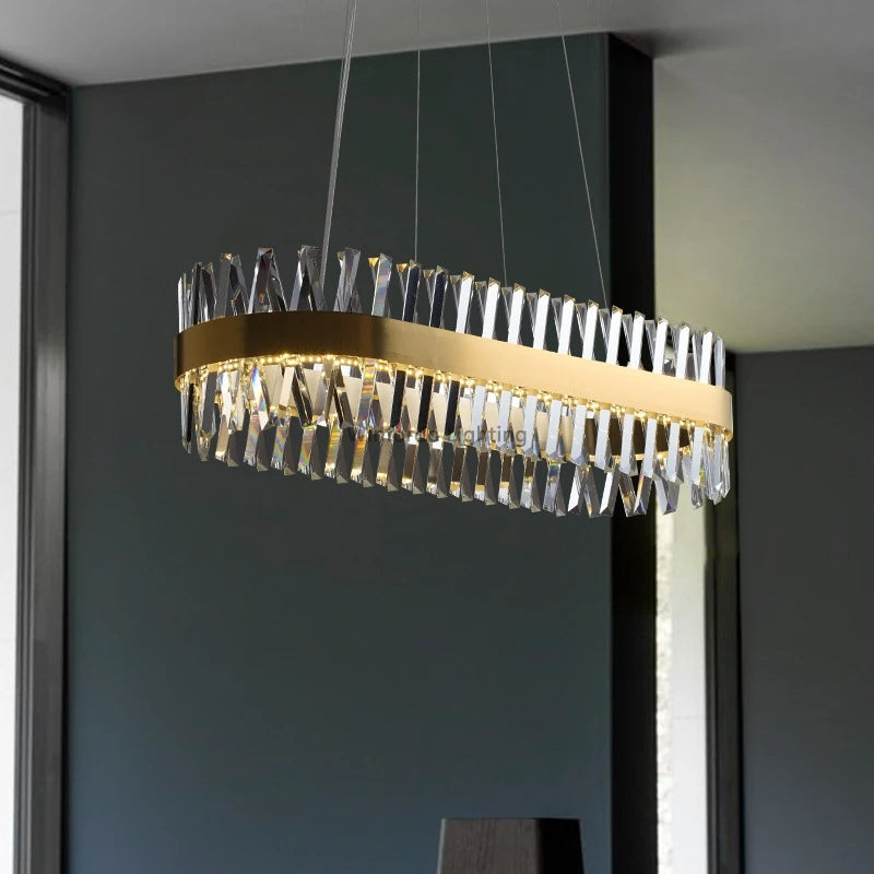 Winfordo WF-XD009 luxury crystal chandelier indoor lighting - vue 3 sur 10