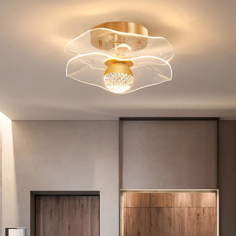 Botimi art deco acrylic flush ceiling light - vue 4 sur 7
