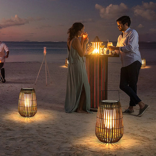 Decorative solar floor lamp for garden and outdoor use - vue 3 sur 13