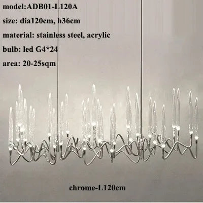 Elegant crystal designer wall light for interiors - vue 10 sur 22