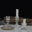 Nordic glass candle holder for romantic moments