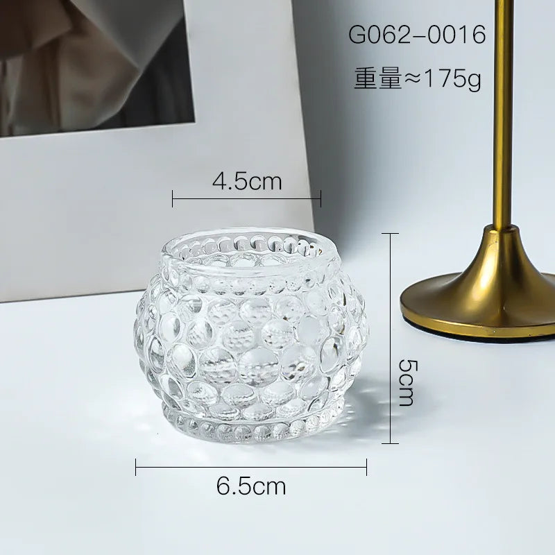 spherical glass pumpkin lamp for craft decorations - vue 8 sur 11
