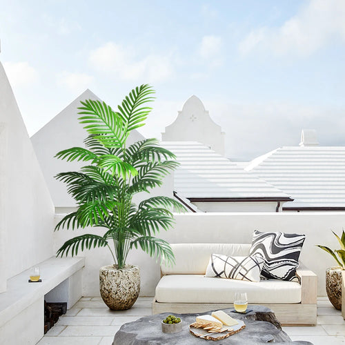 Artificial tropical palm tree for indoor and outdoor decoration - vue 2 sur 7
