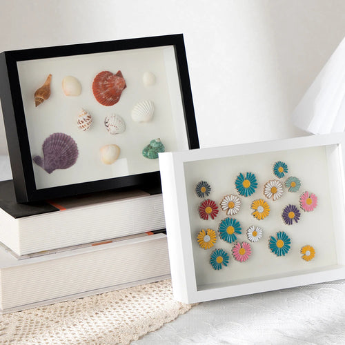 3D Photo Frame Shadow Box Frames, Hollow Bouquet Specimens Case for Crafts, Picture Frame, Memorabilia, 3-5cm - vue 5 sur 9