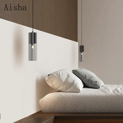 Glass pendant light decorative fixture for modern interiors - vue 2 sur 10