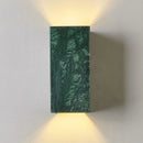 European style luxury green marble decorative LED wall light