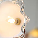 Glass designer chandelier for restaurants, bars and modern spaces