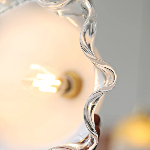 Glass designer chandelier for restaurants, bars and modern spaces - vue 7 sur 6