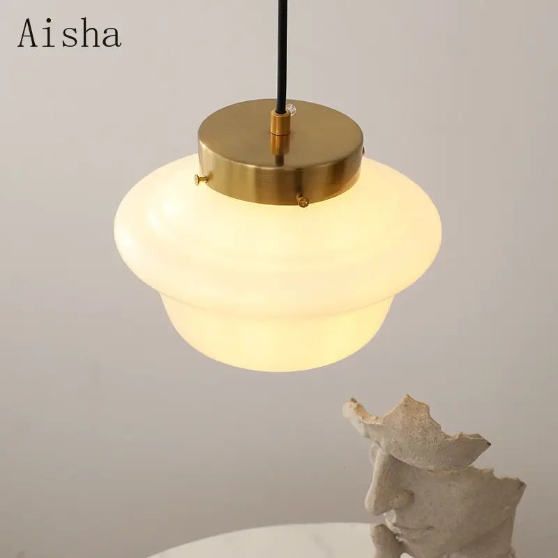 Elegant modern glass pendant light for interior decoration