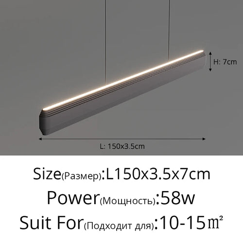 Modern and luxurious design pendant chandelier - vue 14 sur 14